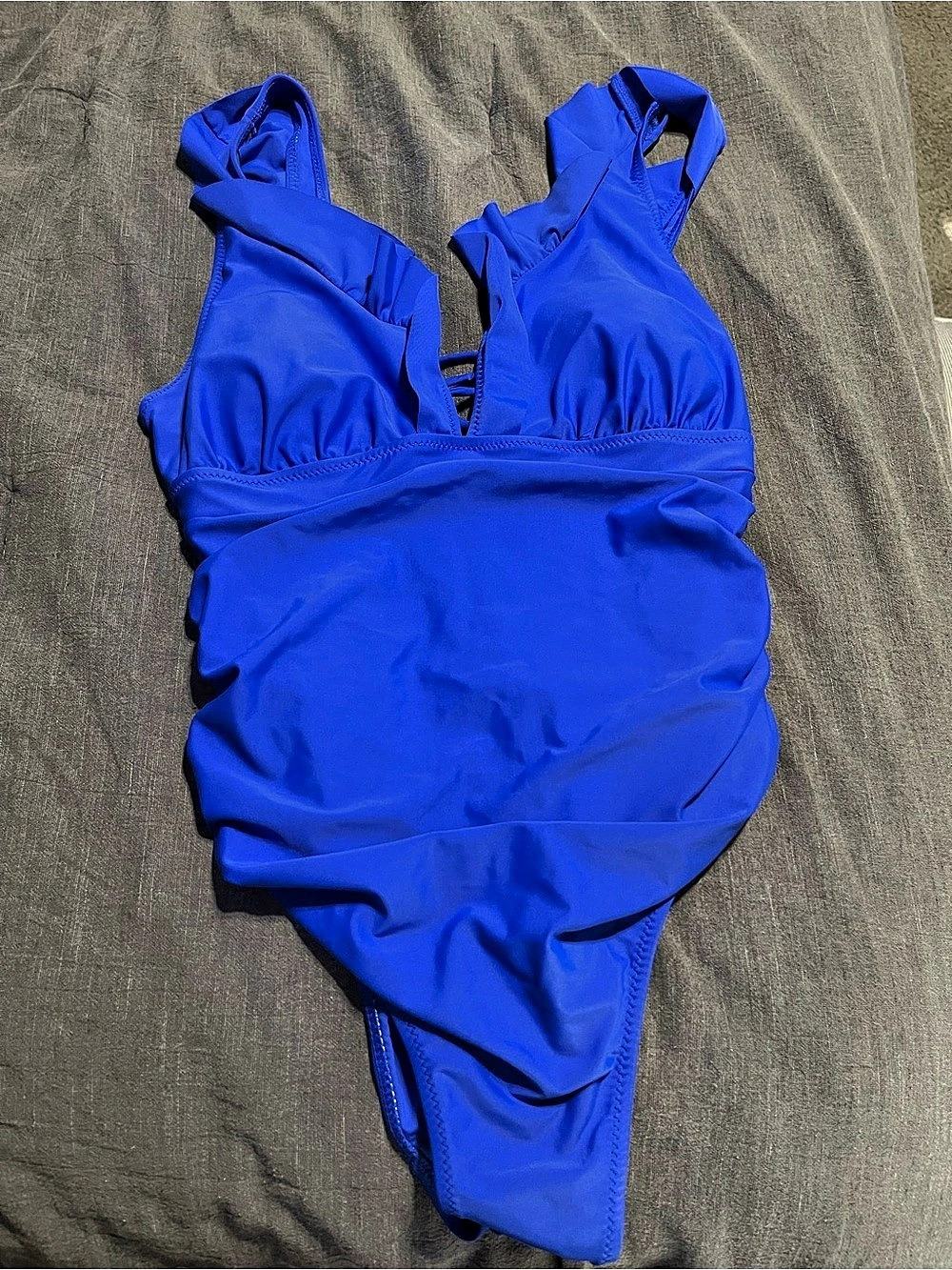Blue One-Piece Swimsuit Like New